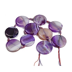 Colliers de perles en agate rubanée naturelle&nbsp;GG-CBAE0EB-06A