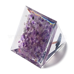 Generatori di energia in resina piramidale di orgonite&nbsp;DJEW-PW0012-020A