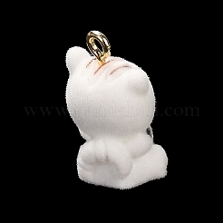 Pendentifs en résine opaque et floconneux&nbsp;FIND-C040-03B