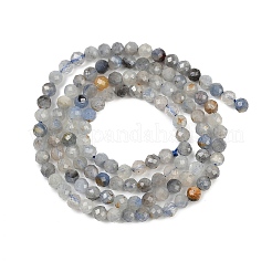 Chapelets de perles en cyanite naturelle&nbsp;G-RM2025-A34-3mm