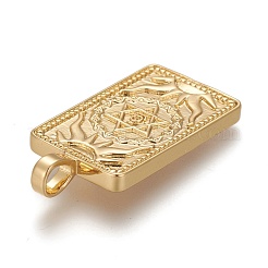 Pendenti in zirconi cubici trasparenti in micro pavè di ottone&nbsp;ZIRC-Z004-01H