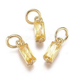 Ottone micro spianare fascino zirconi&nbsp;ZIRC-F111-03G