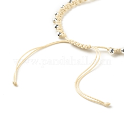 Cavigliera con perline intrecciate in ematite sintetica&nbsp;AJEW-AN00479