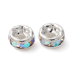 Perline distanziatori strass in ottone&nbsp;RB-YW0001-04A-02S
