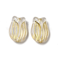 Perles acryliques plaquées&nbsp;X-MACR-J123-42