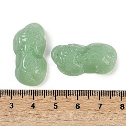 Pulvériser perles de verre imitation de jade peints&nbsp;GLAA-Z007-01H