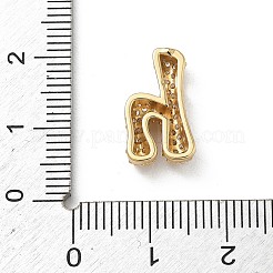Pendentifs avec zircon cubiques à micro-pavés en laiton&nbsp;KK-A300-02G-H