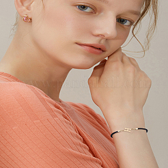 1 bracelet coulissant réglable en nylon pour femme&nbsp;BJEW-LP0001-32H-01