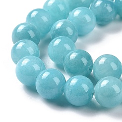Chapelets de perles rondes en jade de Mashan naturelle&nbsp;X-G-D263-8mm-XS28