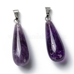 Natürlichen Amethyst Edelsteinanhänger&nbsp;X-G-F707-14