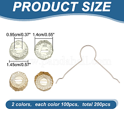 200 tappo ornamentale rotondo in alluminio bicolore&nbsp;FIND-AR0004-87A
