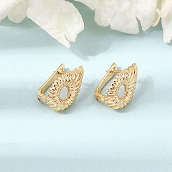 Boucles d'oreilles en laiton de cercle pour les femmes&nbsp;KK-CBACA55-15G