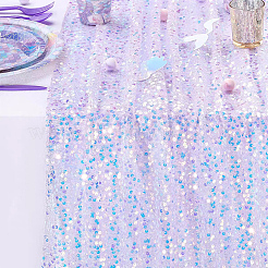 1 chemin de table à paillettes en polyester&nbsp;AJEW-HY0002-23A