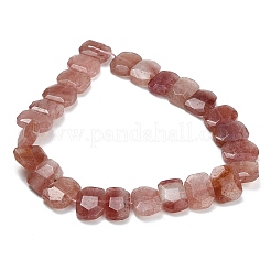 Perles de quartz fraise naturel&nbsp;G-C285-A03-01