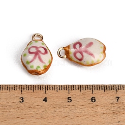 Porcelaine artisanale avec pendentifs en laiton&nbsp;PR-CBAB520-05B