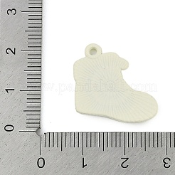 Weihnachtsthema sprühlackierte Legierungs-Emaille-Anhänger&nbsp;ENAM-Z020-01B