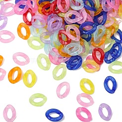 Nachahmung Gelee Acryl Verknüpfung Ringe&nbsp;OACR-S036-001A-E