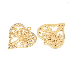 Pendentifs en laiton zircon cubique transparent&nbsp;KK-C166-03G