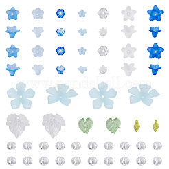 440pcs 12 styles pendentifs acryliques transparents&nbsp;TACR-TA0001-85