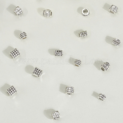 180pcs 9 Arten tibetanische Legierungsperlen&nbsp;TIBEB-PA0001-05