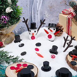 Kit fai da te di reperti per pupazzo di neve natalizio&nbsp;DIY-SP0006-32