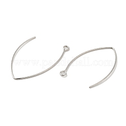 Ganci per orecchini in acciaio inossidabile chirurgico 316 anti-ossidazione&nbsp;STAS-P336-07A-P
