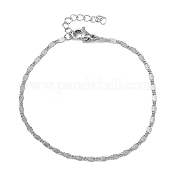 Gliederkettenarmbänder aus 304 Edelstahl für Damen&nbsp;BJEW-D466-05P