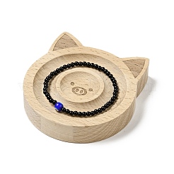 Vassoio porta espositore per anello da dito in legno di faggio&nbsp;BDIS-D002-03B-01