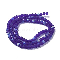 Chapelets de perles en verre transparente  &nbsp;LS-EGLA-A044-T1mm-MB06