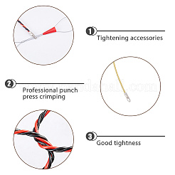 1 Bündel Stahl-Elektriker-Kabel-Einziehband&nbsp;FIND-DC0008-61