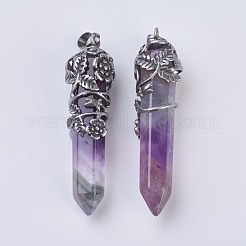 Natürlichen Amethyst wies Anhänger&nbsp;G-F529-B06