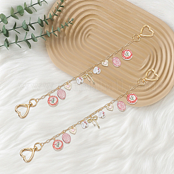 Cadena decorativa para bolso con clip de papel&nbsp;HJEW-SC0003-33