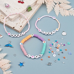 DIY Seed & Heishi Beads Schmuckset Making Kit&nbsp;DIY-YW0005-20