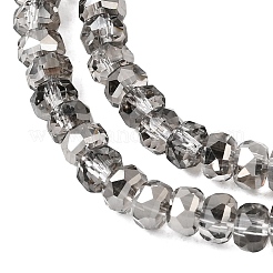 Chapelets de perles en verre électroplaqué&nbsp;GLAA-Q105-03Q