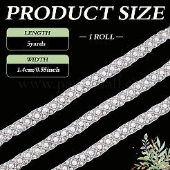 5 Yards Polyester-Spitzenbänder&nbsp;OCOR-ME0001-65B