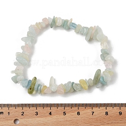 Braccialetti di stirata in morganite naturale&nbsp;X-BJEW-JB02683-02