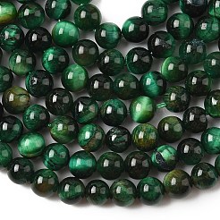 Teints tigre naturel perles oculaires brins&nbsp;LS-G-G102-A01-02