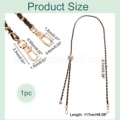 1 sangle de sac réglable en cuir PU&nbsp;FIND-WR0009-67B