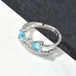 Anillos ajustables con forma de lazo&nbsp;CU-CBA7E55-07P