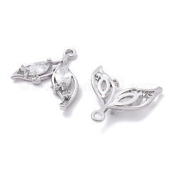 Pendentifs avec zircon cubiques à micro-pavés en laiton&nbsp;KK-B134-39S