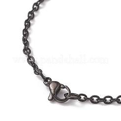 2.5 mm strukturierte Ankerkette aus 304 Edelstahl für Damen und Herren&nbsp;NJEW-JN05819-01