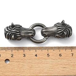 Anelli a molla in acciaio inossidabile 304 in stile tibetano&nbsp;FIND-Z046-02AS-03