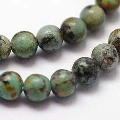 Natürliche afrikanische türkis (jasper) perlen stränge&nbsp;X-G-N0188-02-3mm