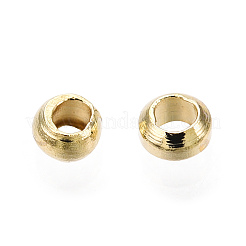 Messing Crimpperlen&nbsp;X-KK-O102-07G