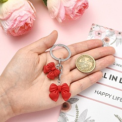 Porte-clés pendentif nœud papillon en résine&nbsp;KEYC-YW00276