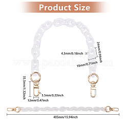Catene di estensione per borse in acrilico&nbsp;FIND-WH0148-268A