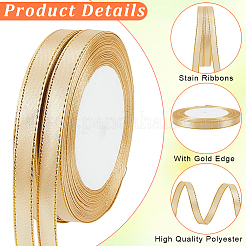 Goldumrandetes Polyesterband&nbsp;OCOR-WH20018-12A-05