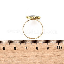 Bagues en nacre d'ormeau pour femmes&nbsp;RJEW-JR01101-01