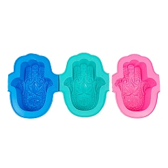 Moules à bougies en silicone bricolage main hamsa&nbsp;PW-WG70605-01