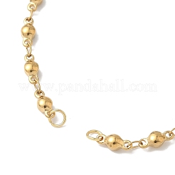 2 pz. Catena a maglie in acciaio inossidabile 304 per realizzare braccialetti&nbsp;AJEW-JB01350